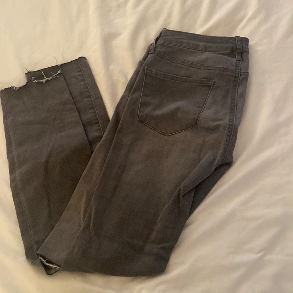 Articles of Society ripped charcoal jeans